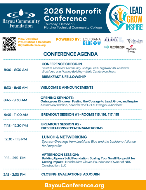 2026 Conference Agenda Page 1